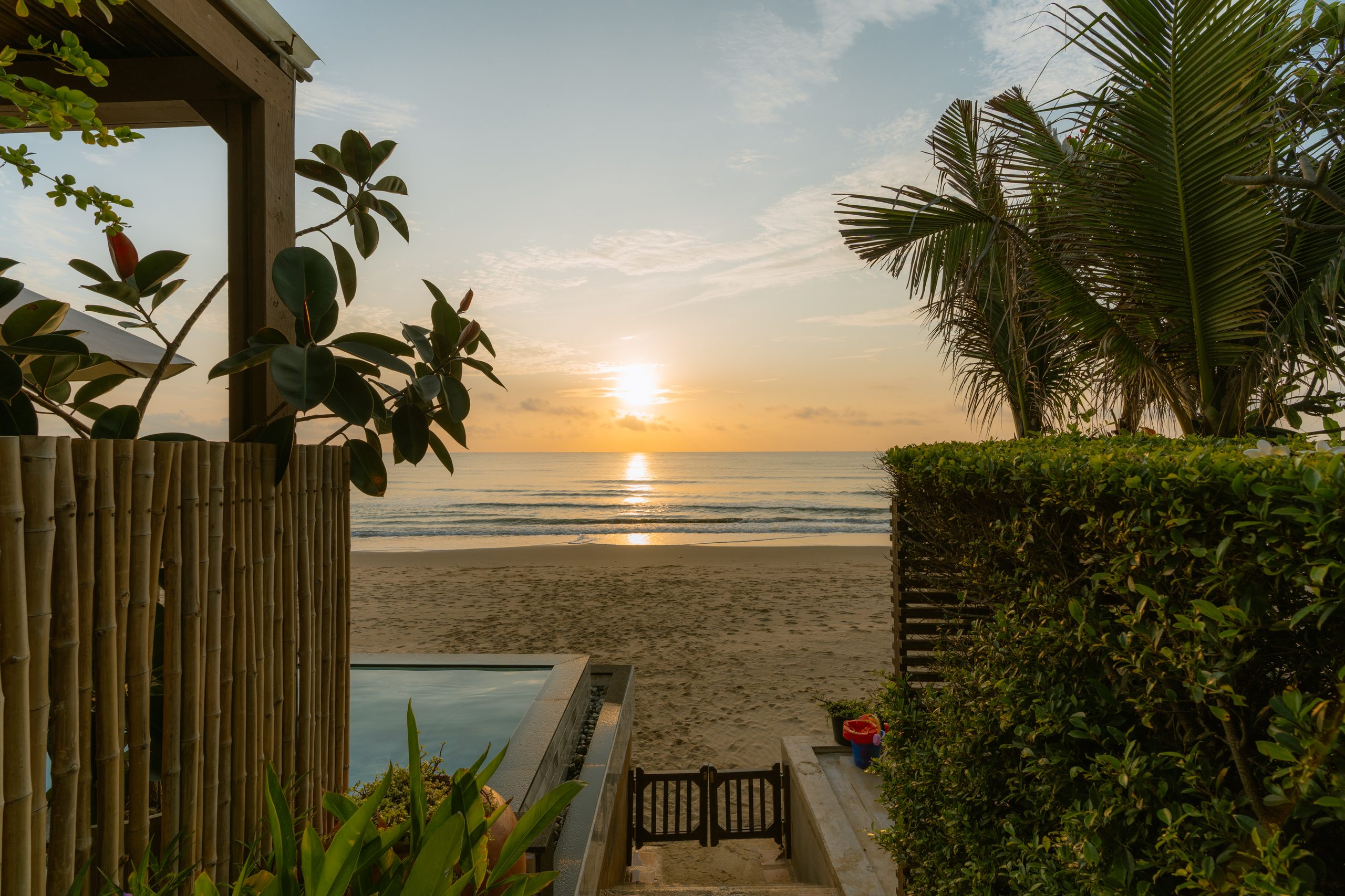 Sunrise over the sea